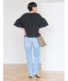 AMERICAN HOLIC 袖フレア５分袖カットプルオーバー