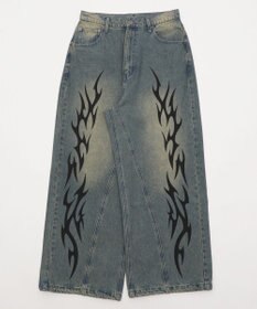 WEGO トライバルデニムパンツ