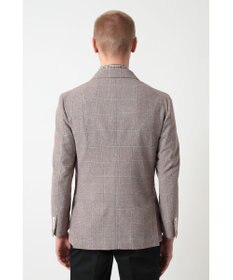 DAKS マイクロブークレーダブルブレストチェックジャケット