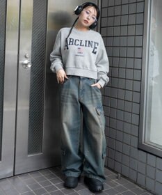 WEGO 【暖かい/裏起毛】裏起毛グラフィックスウェット