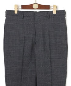 J.PRESS MEN 驚きの軽さ【洗える / 高通気性 / ストレッチ性 / 防シワ】グレナカートチェック スラックス / ノータック