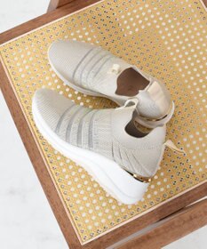 Bridget Birkin 【Bridget Birkin】ビジューニットヒールアップスニーカー