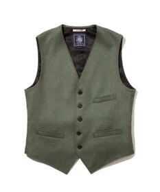 J.PRESS MEN 【J.PRESS ORIGINALS】Boil Random Window Pen Over Odd Vest / Japan Made