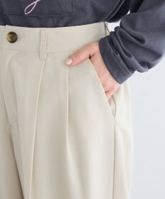 CRAFT STANDARD BOUTIQUE タックイージーワイドパンツ