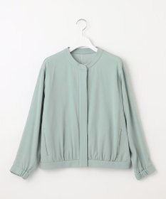 自由区 【セットアップ対応・洗える】トリアセジョーゼット ブルゾン