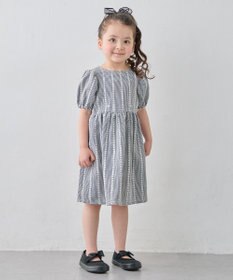 ANY KIDS 【洗濯機可能】サッカー ストライプワンピース