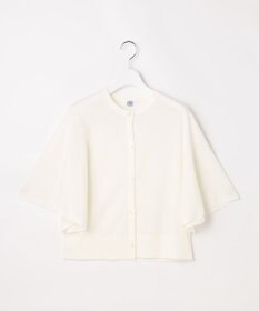 J.PRESS LADIES COTTON ACETATE DRY バタフライスリーブ カーディガン