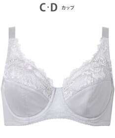 Wing ブラジャー バストをしっかり包みこむ 背中の段差を軽減 綿混(カップ肌側) フルカップブラ KB2115 ウイング／ワコール