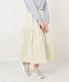 Bridget Birkin 【Bridget Birkin】ビジューニットヒールアップスニーカー