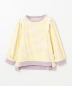 組曲 KIDS 【110-140㎝】リボンボーダー トップス