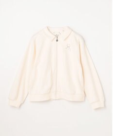 組曲 KIDS 【150-160㎝】ラウンドカラージップアップパーカー