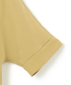 ICB L 【洗える】ライトダブルクロス クロップドシャツ