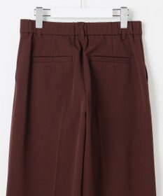 自由区 L 【19号サイズまで展開・カタログ掲載】TRギャバ裏起毛ワイド パンツ