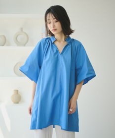 #Newans 【ANSWER for 骨格ナチュラル】ギャザーネックフレアスリーブチュニック