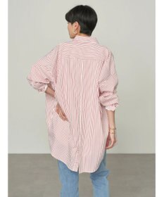 AMERICAN HOLIC イージーケアバックオープンシャツチュニック