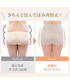 BRADELIS New York 【BRADELIS NewYork peace】綿混楽々dailyソフトショーツ23 接触冷感 吸汗速乾 サラッと快適な補正ショーツ