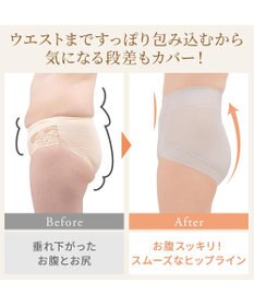 BRADELIS New York 【BRADELIS NewYork peace】綿混楽々dailyソフトショーツ23 接触冷感 吸汗速乾 サラッと快適な補正ショーツ