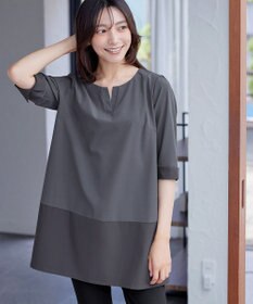 Tiaclasse L 【新色追加】バイカラーチュニック