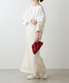 russet レザー巾着ミニショルダーバッグ(CE-1637)