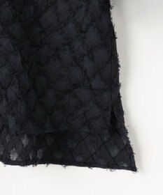 自由区 L 【セットアップ対応】ワッシャーカットジャカード ブラウス