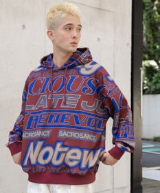 WEGO 総柄BIGプルパーカー