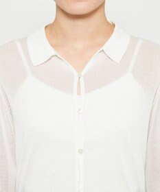 uncrave シアーコットン ポロニット