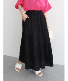Green Parks Ｉ　段違いギャザーロングスカート