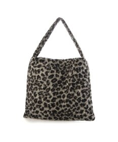 UNBILLION カシュカシュ cachecache / レオパードループツイードワンショルダートート