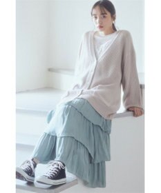 earth music&ecology ランダムティアードスカート