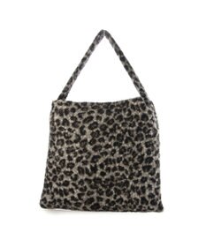 UNBILLION カシュカシュ cachecache / レオパードループツイードワンショルダートート