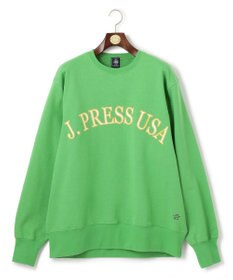 J.PRESS MEN 【J.PRESS ORIGINALS】FABRIC LOGO SWEATSHIRT