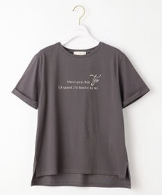 ANY SIS L ロゴ刺繍 Tシャツ