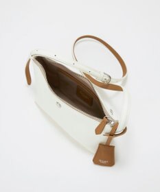 TOPKAPI 【Breath TOPKAPI】DUAL デュアル シュリンクレザー バイカラー ミニ ショルダーバッグ チャーム付き