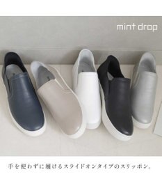 Pointer 本革スライドオンスリッポン