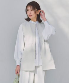 UNFILO BEAUTY FORM KNIT ZIPジレ