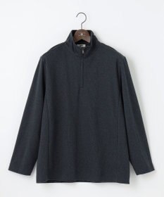 JOSEPH ABBOUD 【キングサイズ・保温性/軽量り/ジャパンファブリック】ストライプジャカードジップ  プルオーバー