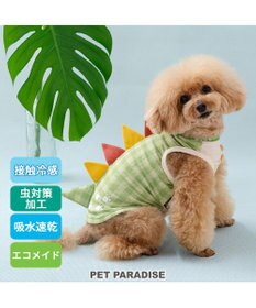 PET PARADISE ペットパラダイス エコメイド タンクトップ 《ポップな恐竜》 小型犬