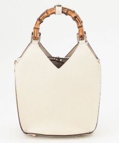 23区 【CLASSY.6月号掲載】LORISTELLA バンブーハンドル ショルダーバッグ