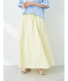 earth music&ecology ポプリンフレアスカート