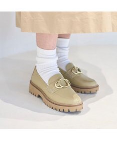 ing <ing>リングビット厚底ローファー