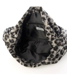 UNBILLION カシュカシュ cachecache / レオパードループツイードワンショルダートート