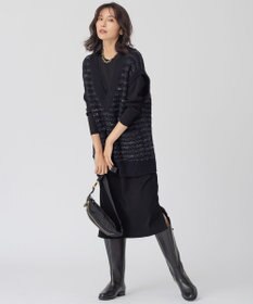 23区 ツイードニット ベスト