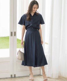 ANY SIS 【速乾・接触冷感】スムージーポリエステル フレアスカート