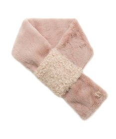 MOONBAT FURULA バイカラー フェイクファーマフラー