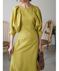 Green Parks AnriettMusee バックカットワークワンピース