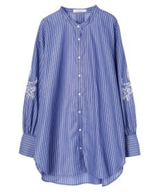 Green Parks 袖刺繍シャツチュニック