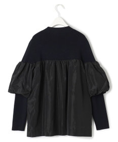 【新品未使用】24aw iCB スムース レイヤードデザインニット バルーン袖 新品未使用】24aw iCB スムース レイヤードデザインニット