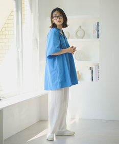 #Newans 【ANSWER for 骨格ナチュラル】ギャザーネックフレアスリーブチュニック