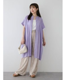 Green Parks セルフカットプリーツワイドパンツ