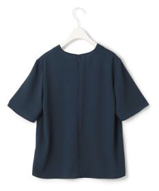 ICB 【洗える】ソフトジョーゼット Vネックブラウス